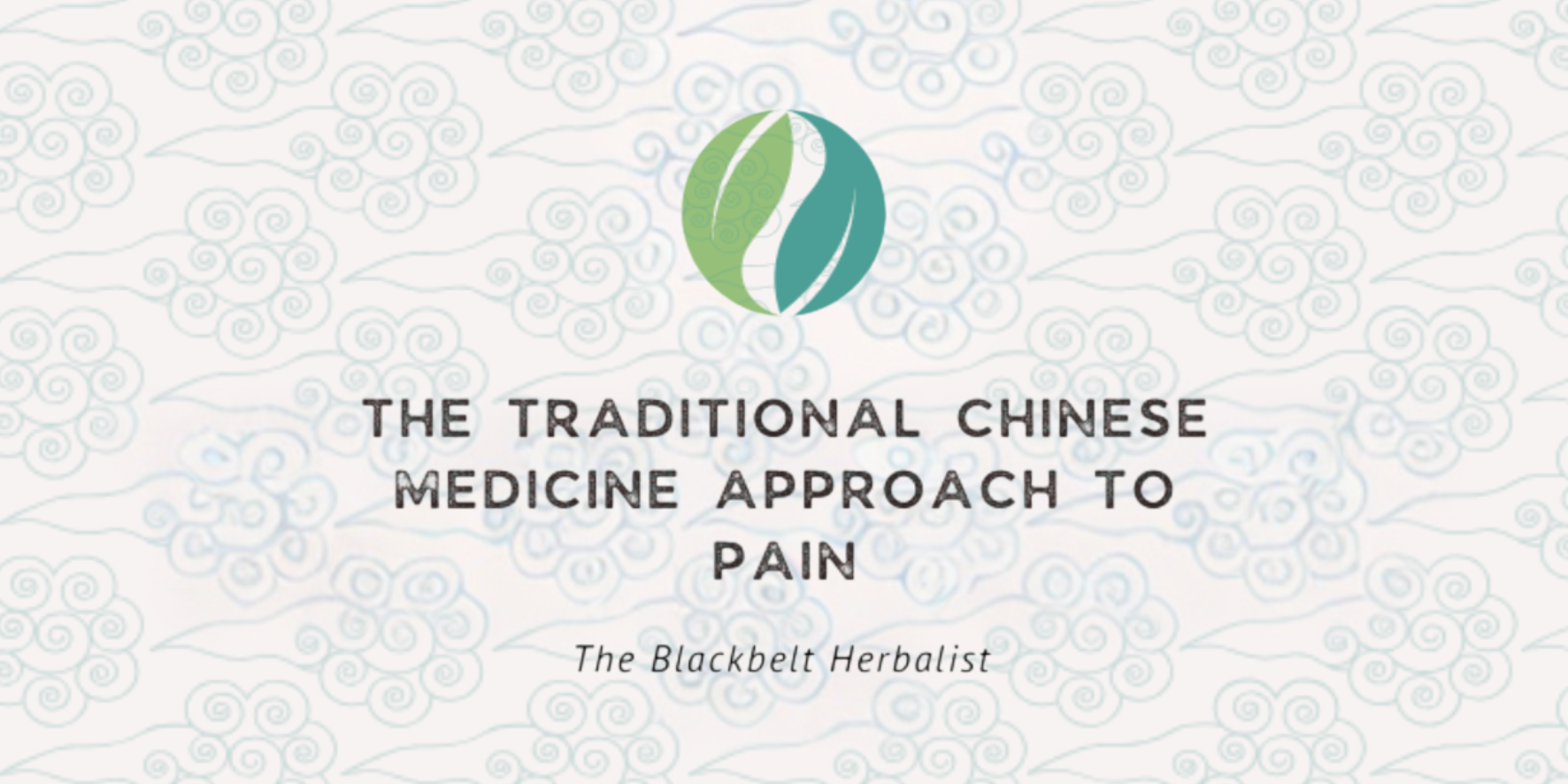 The Traditional Chinese Medicine Approach to Pain